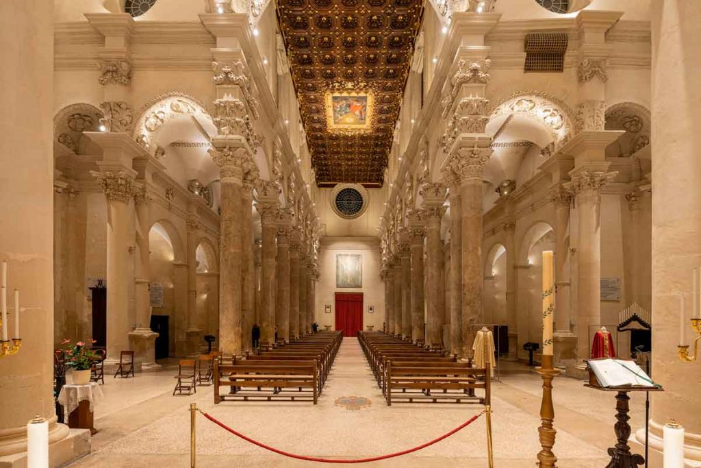 Basílica Santa Croce em Lecce Itália