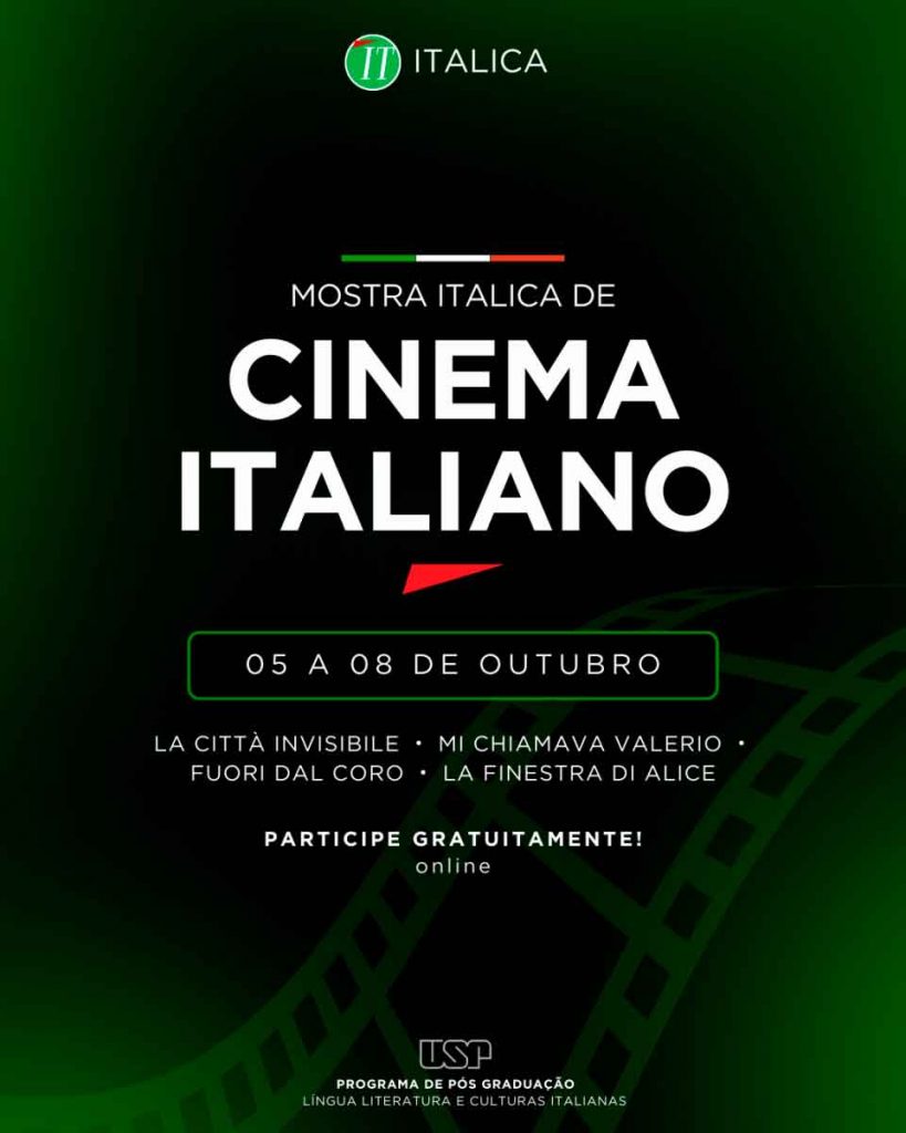 Convite Mostra ITALICA de Cinema Italiano