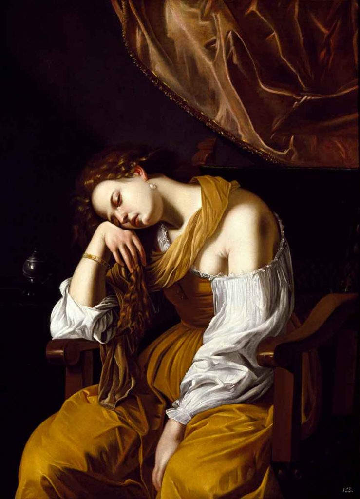 Maria Madalena como Melancolia (1622~1625), Artemisia Gentileschi