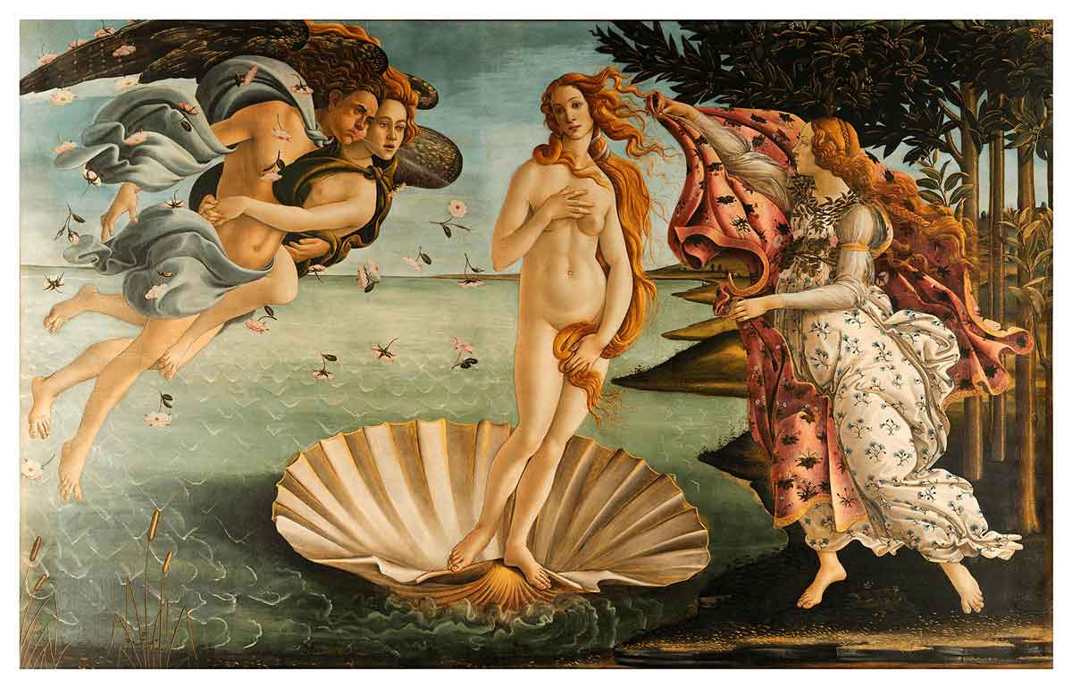 O Nascimento de Vênus de Sandro Botticelli