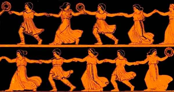 Representação da Dança Romana