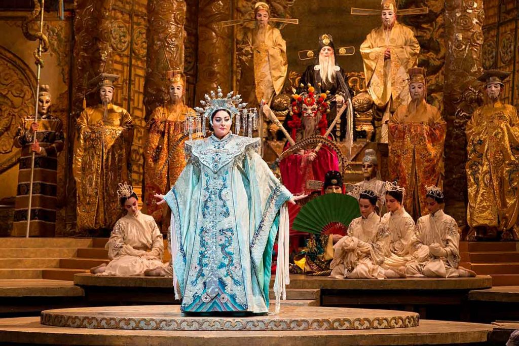 Turandot Ópera Italiana de Puccini no The Metropolitan Opera