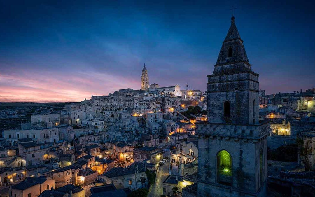 Cidade de Matera na Itália