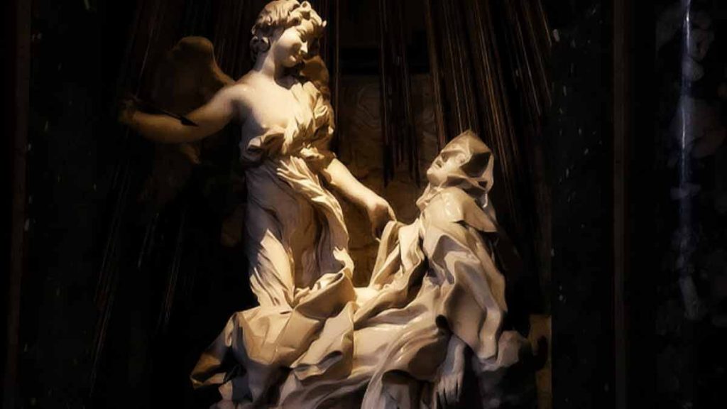 Estatua Êxtase de Santa Teresa de Bernini
