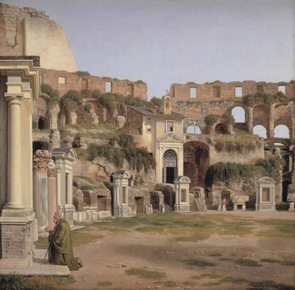 Retrato do interior do Coliseu