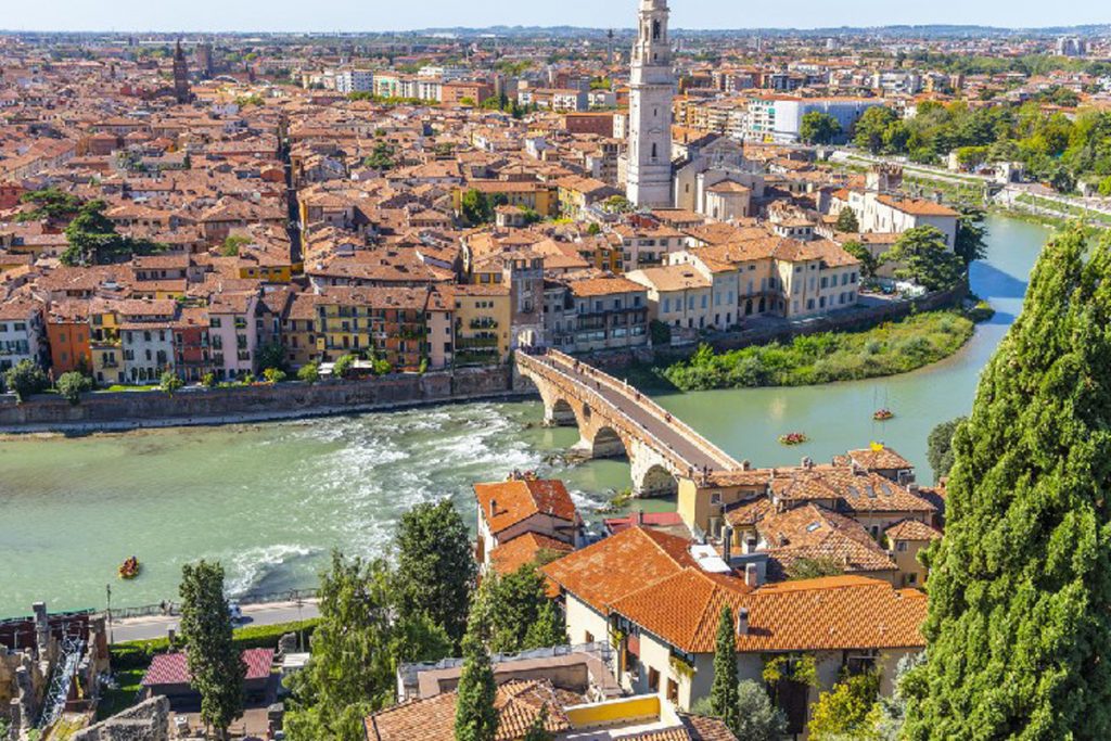 cidade de Verona na Italia