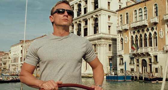 Daniel Craig em Veneza - Cassino Royale