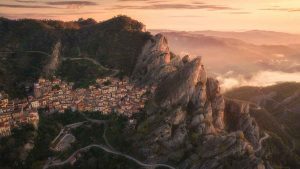 Pietrapertosa nas Dolomitas