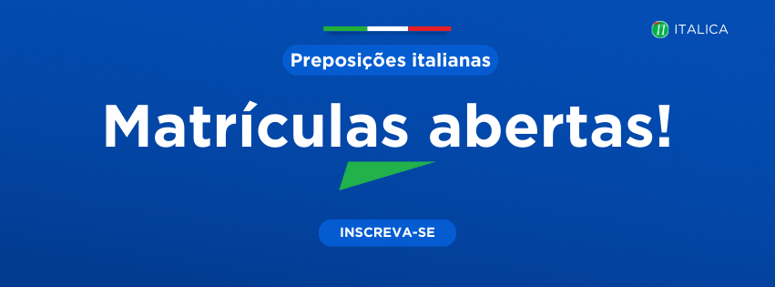 Banner Preposições em italiano