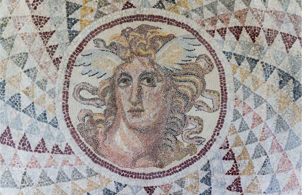 Mosaico italiano de piso - opus tessellatum