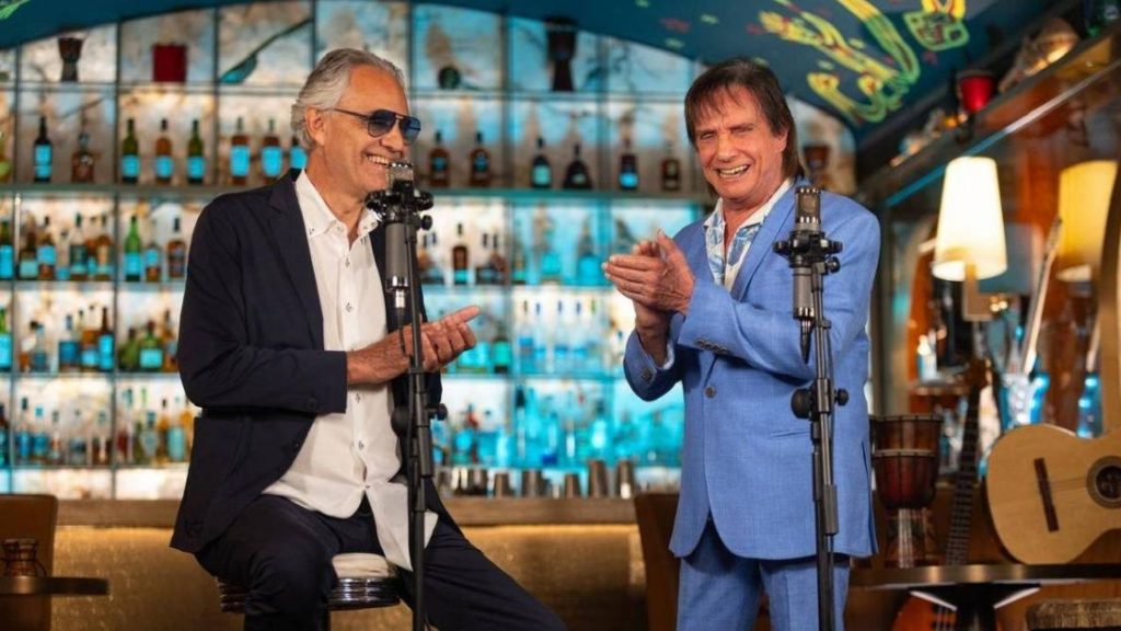 Andrea Bocelli e Roberto Carlos